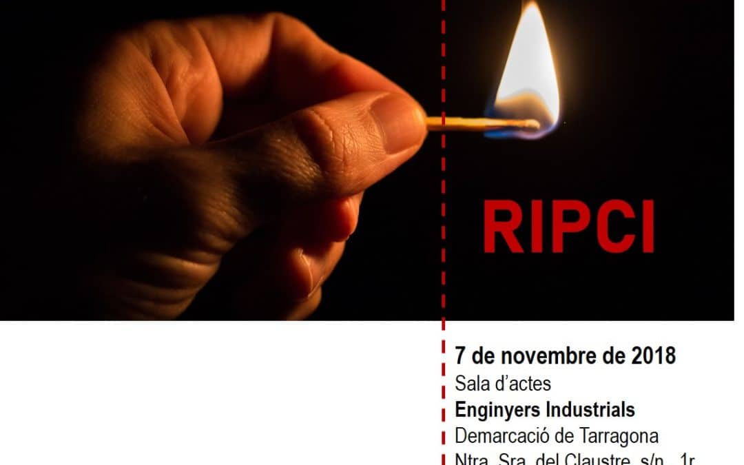 7/11/2018 -TARRAGONA – Jornada RIPCI: Aplicació a Catalunya